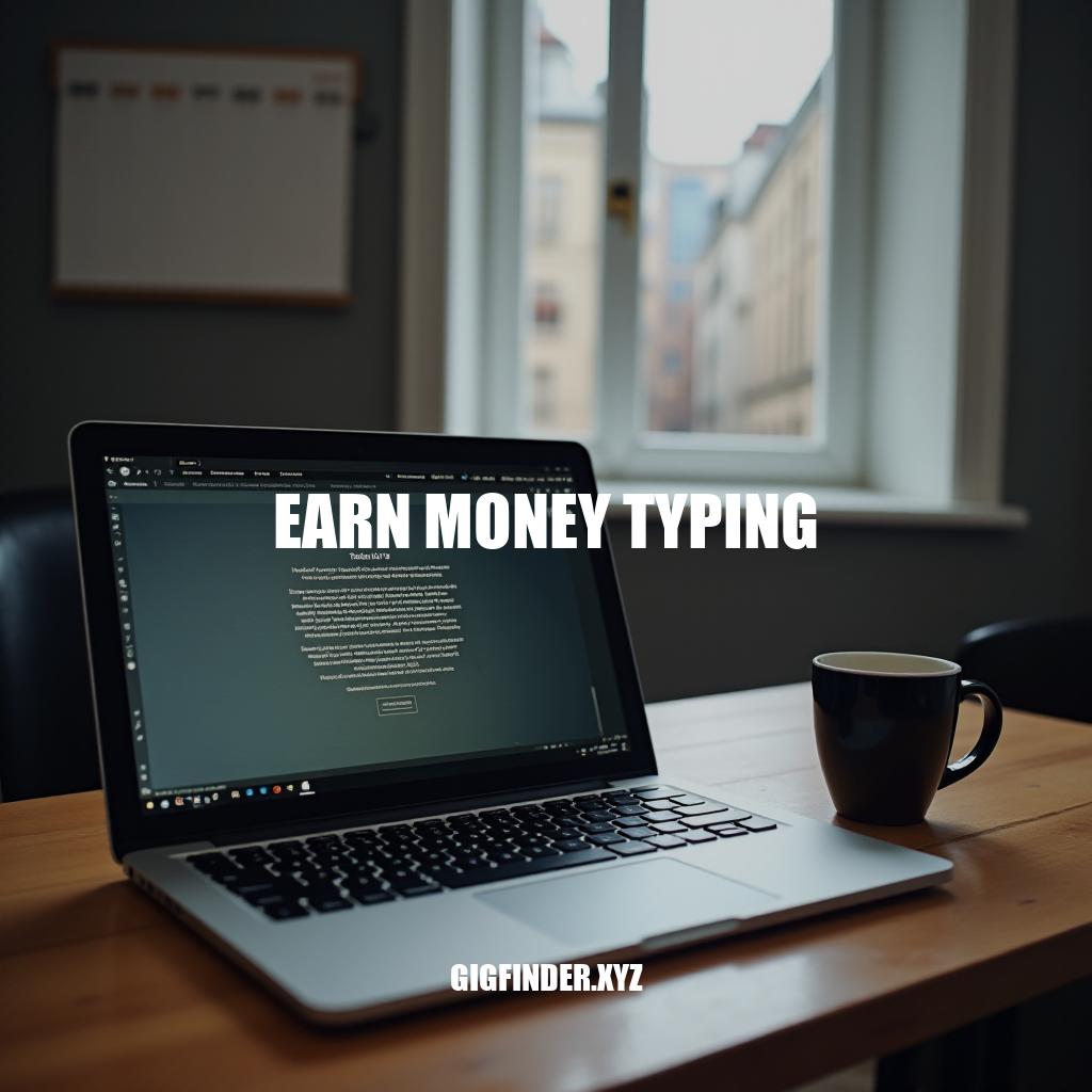 How to Earn Money Typing: A Comprehensive Guide